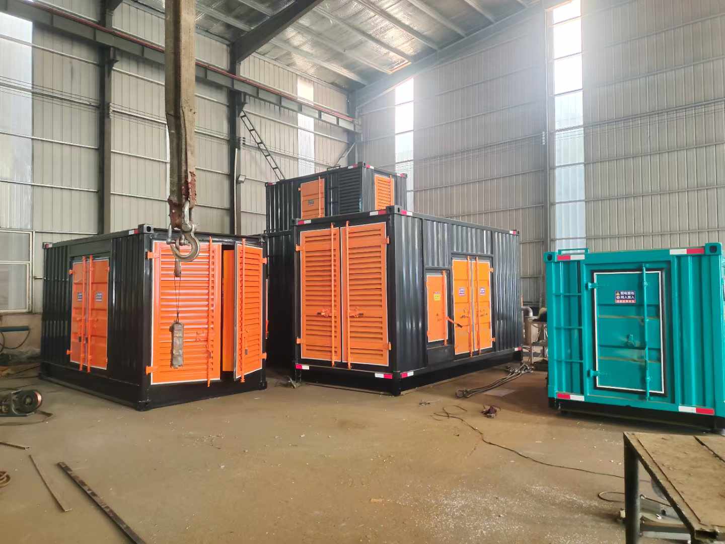 罗山500kw柴油发电机组可以带动多少功率设备？